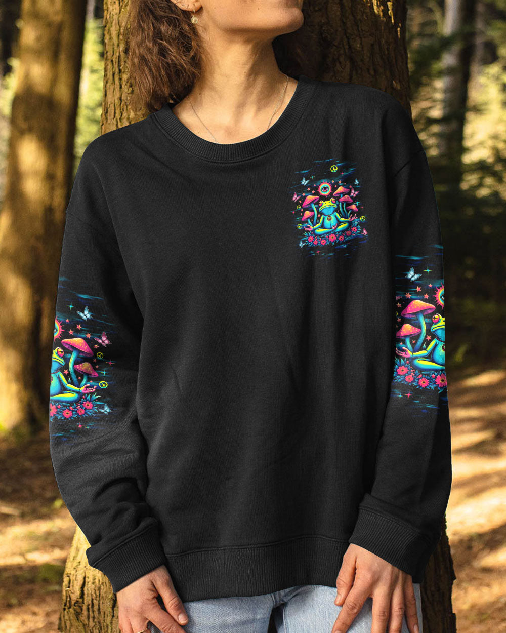 JUST BREATHE FROG ALL OVER PRINT - TLNT0210253