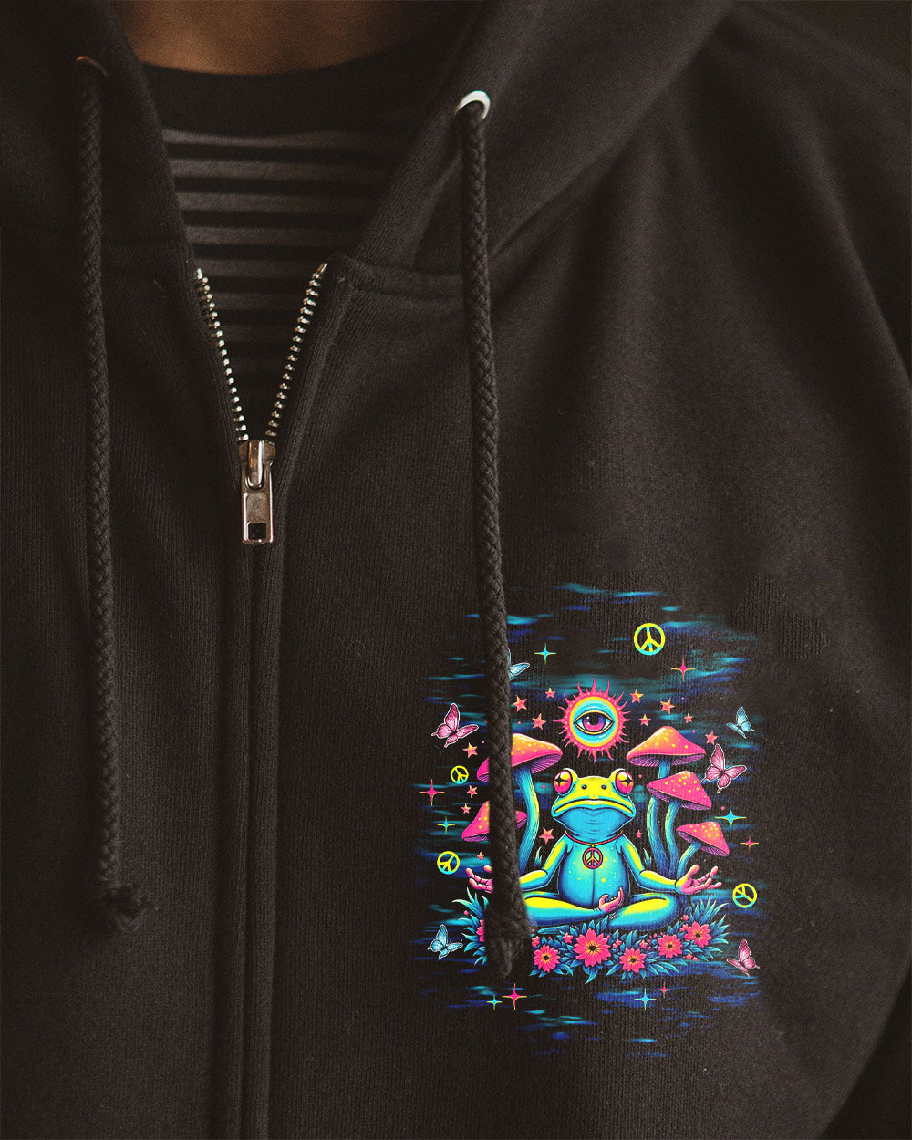 JUST BREATHE FROG ALL OVER PRINT - TLNT0210253