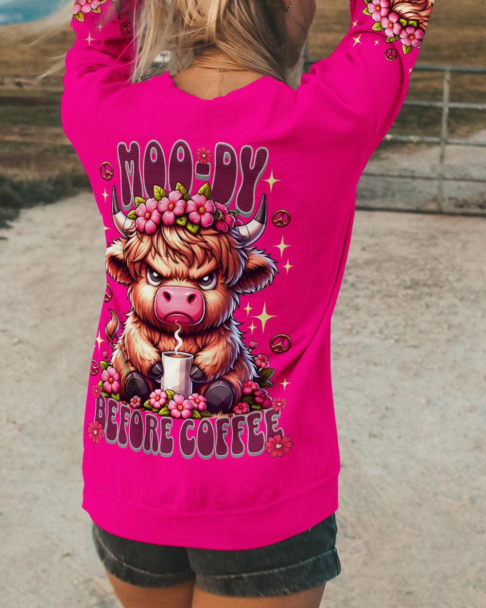 MOODY BEFORE COFFEE COW ALL OVER PRINT - TLNT0210254