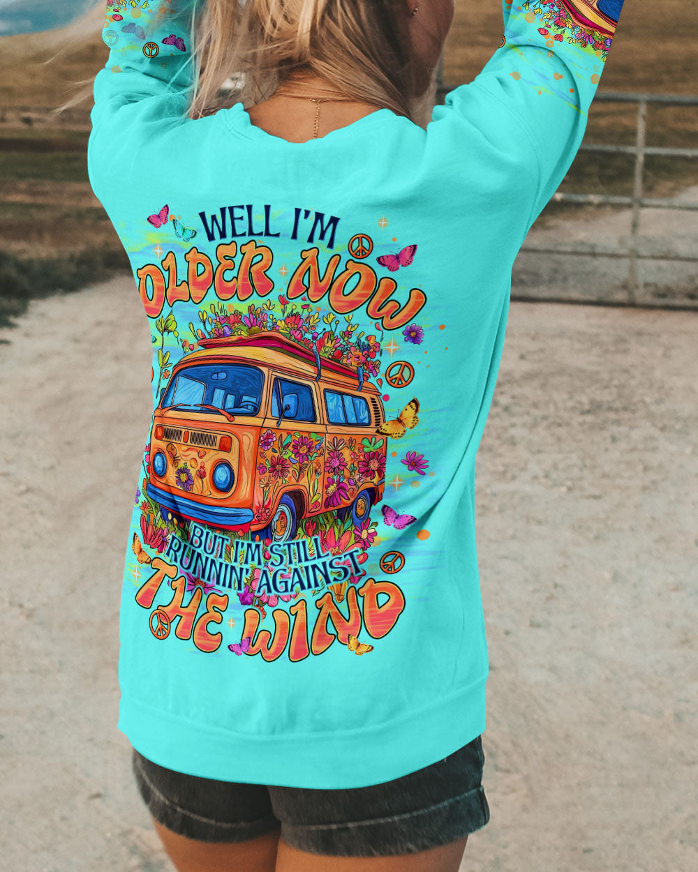 RUNNING AGAINST THE WIND FLORAL BUS ALL OVER PRINT  - TLNT0304253