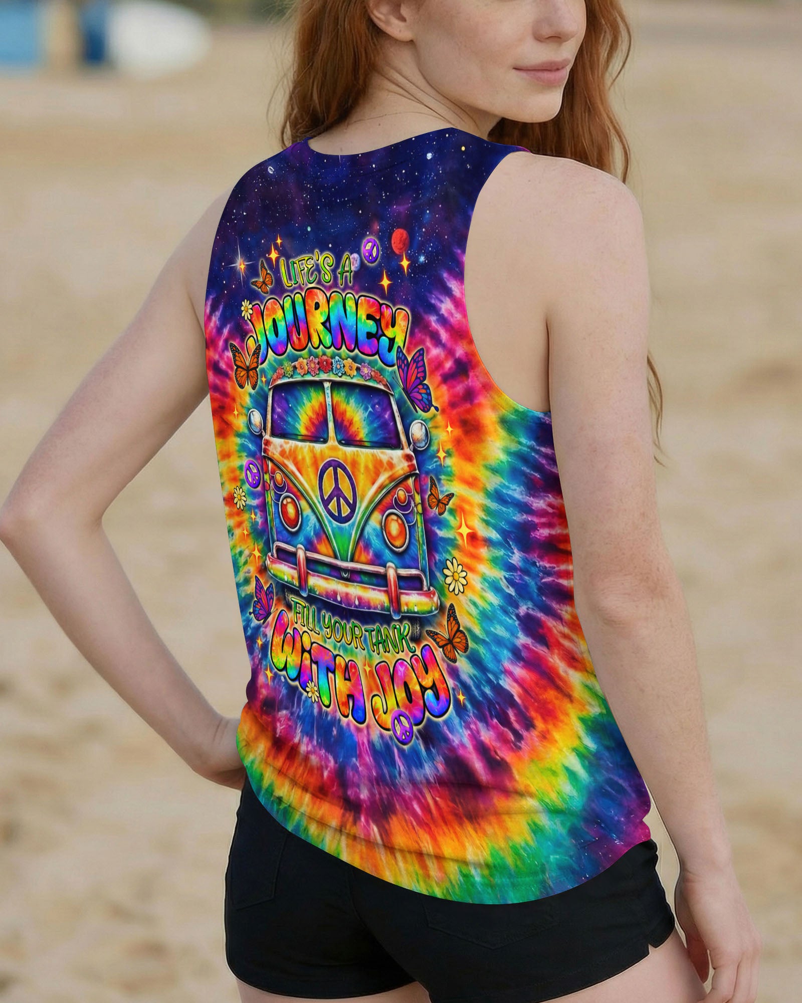 LIFE'S A JOURNEY BUS SWIRL ALL OVER PRINT - TLNT0402262