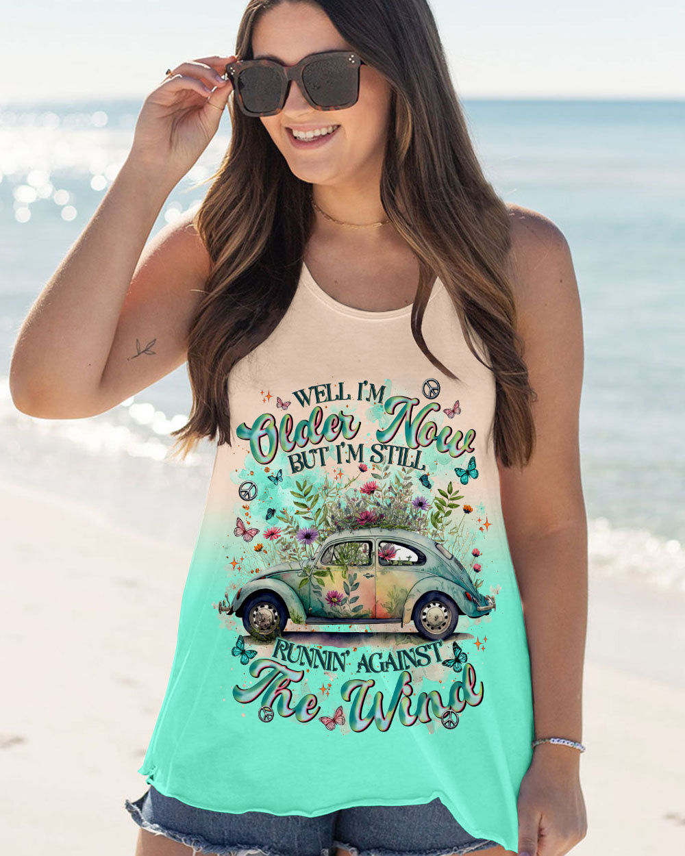 RUNNING AGAINST THE WIND CAR ALL OVER PRINT  - TLNT0403253