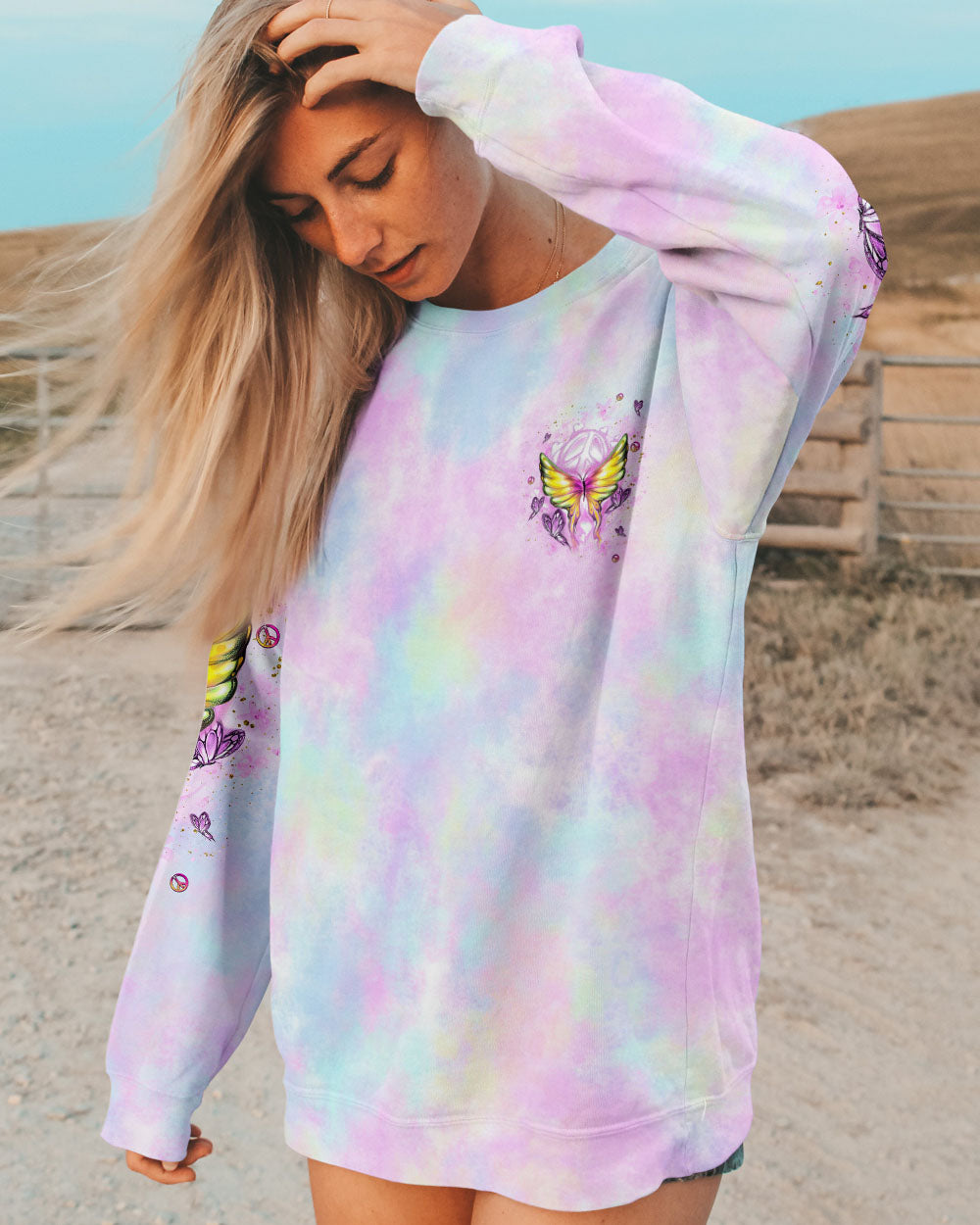 WHISPER WORDS OF WISDOM BUTTERFLY ALL OVER PRINT - TLNT0410242
