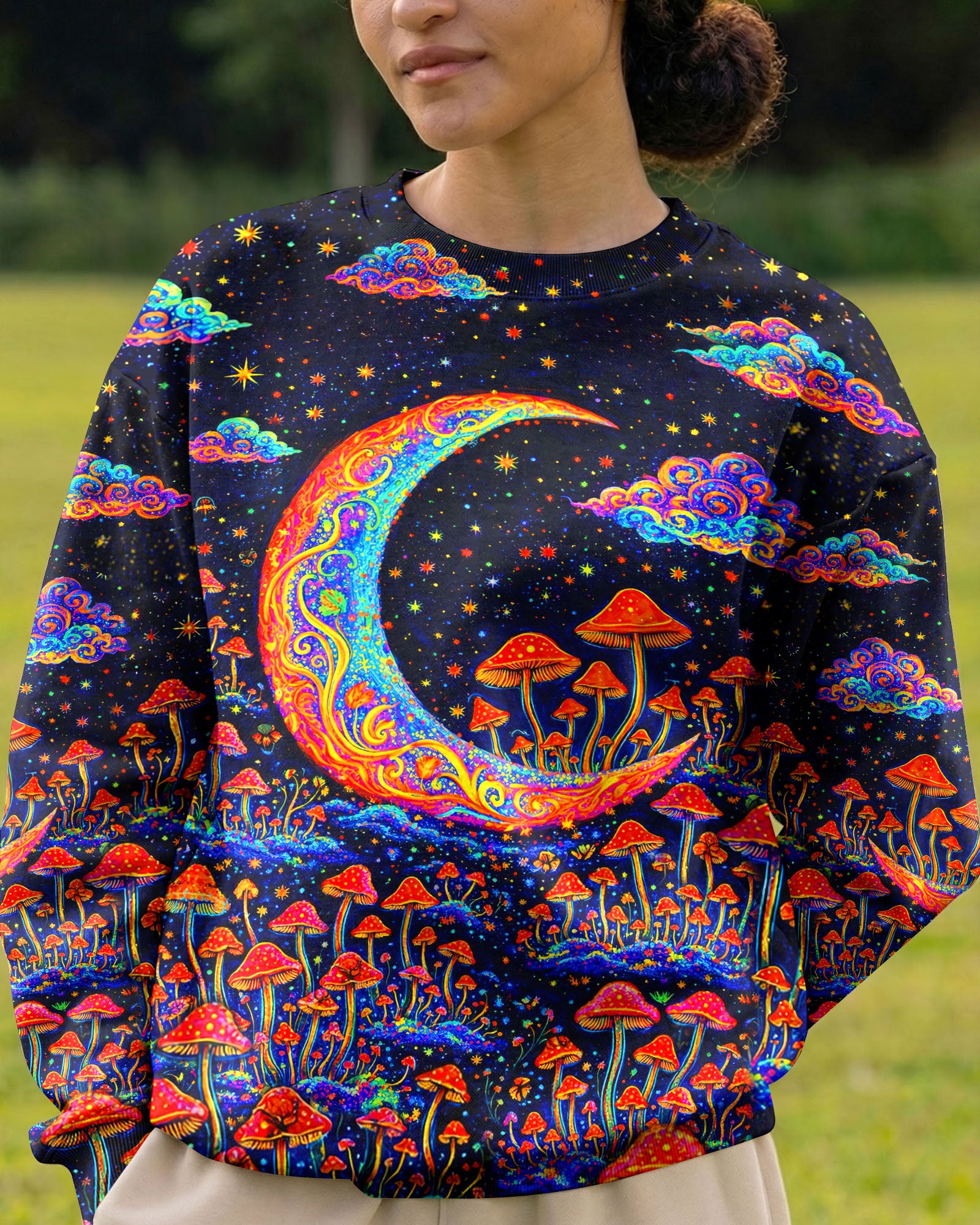 BE LIKE THE MOON ALL OVER PRINT - TLNT0505263