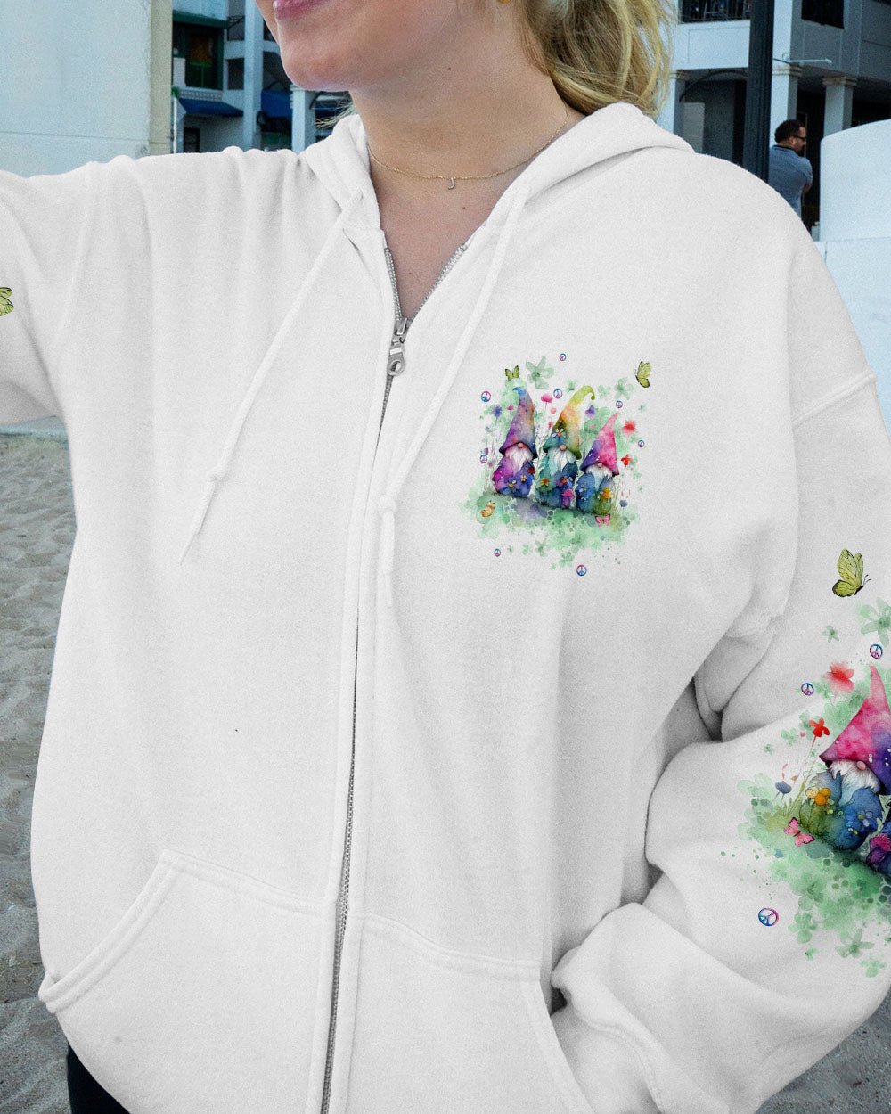 BE YOU THE WORLD WILL ADJUST GNOME ALL OVER PRINT - TLNT0512232