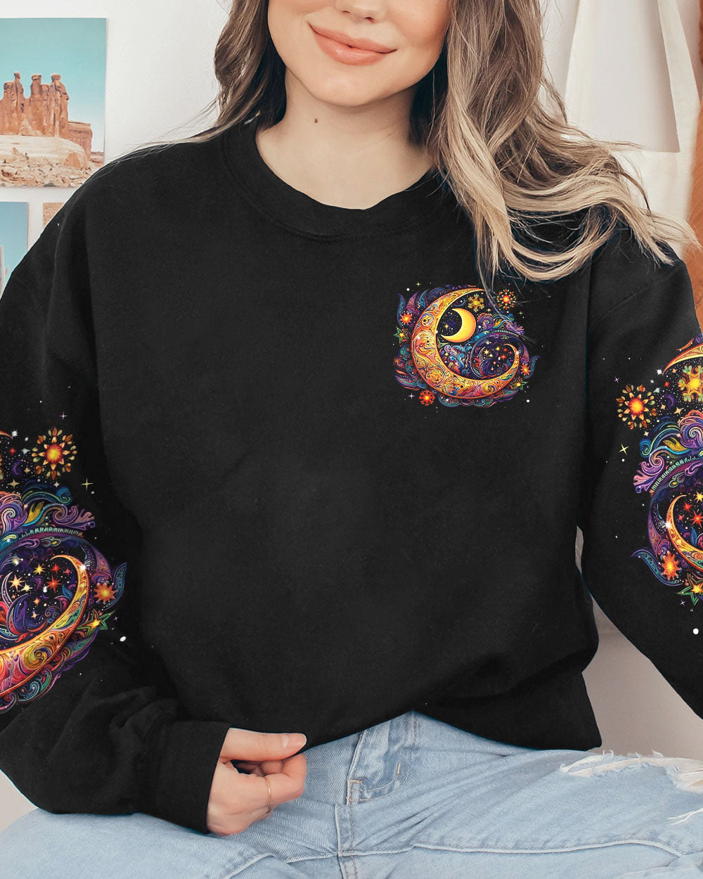 BE LIKE THE MOON ALL OVER PRINT - TLNT0606231