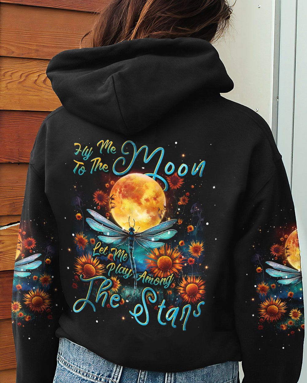 FLY ME TO THE MOON DRAGONFLY ALL OVER PRINT - TLNT0709231