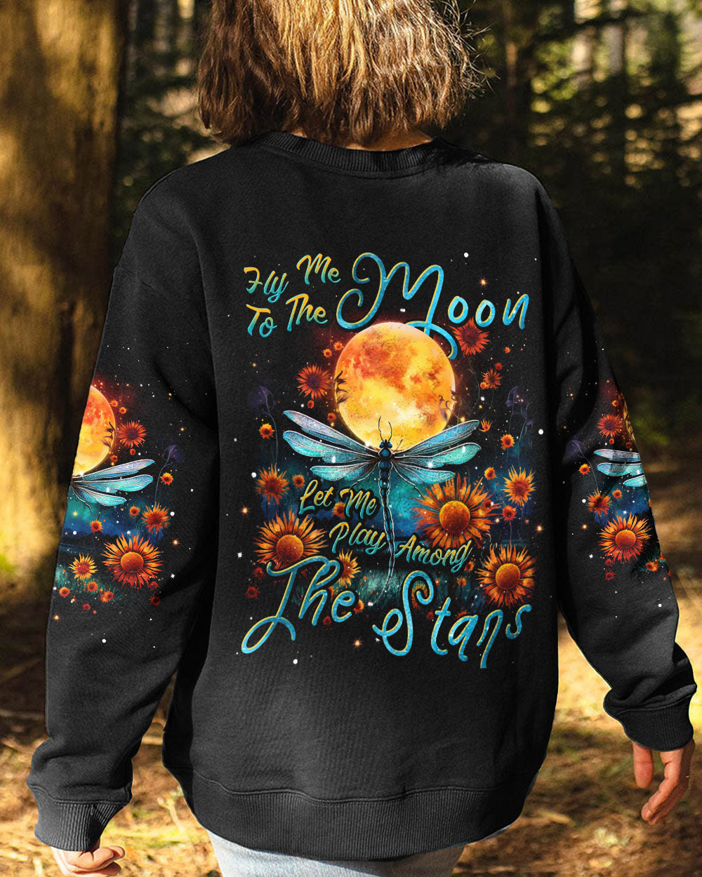 FLY ME TO THE MOON DRAGONFLY ALL OVER PRINT - TLNT0709231