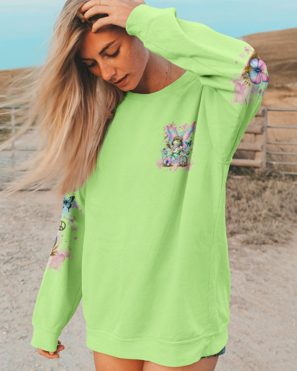 IMAGINE ALL THE PEOPLE LIVING LIFE IN PEACE FROG ALL OVER PRINT - TLNT0712233