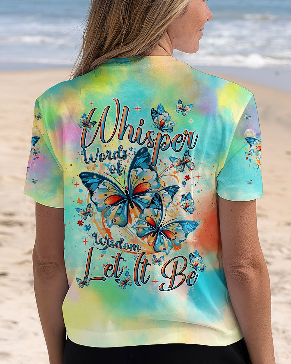 WHISPER WORDS OF WISDOM BUTTERFLY ALL OVER PRINT - TLNT0803253