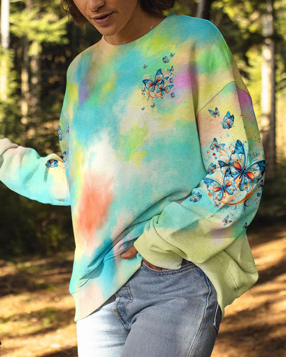 WHISPER WORDS OF WISDOM BUTTERFLY ALL OVER PRINT - TLNT0803253