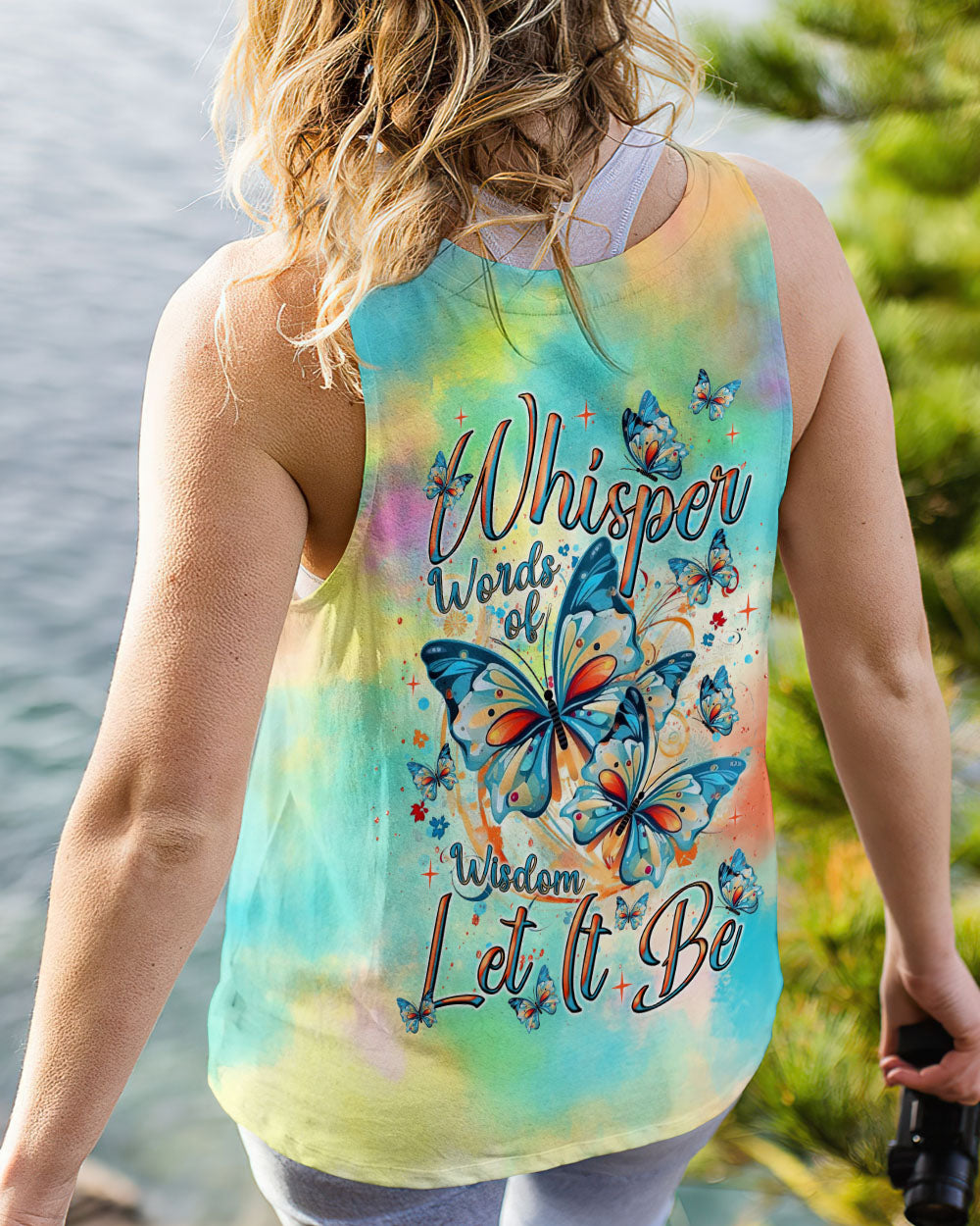 WHISPER WORDS OF WISDOM BUTTERFLY ALL OVER PRINT - TLNT0803253