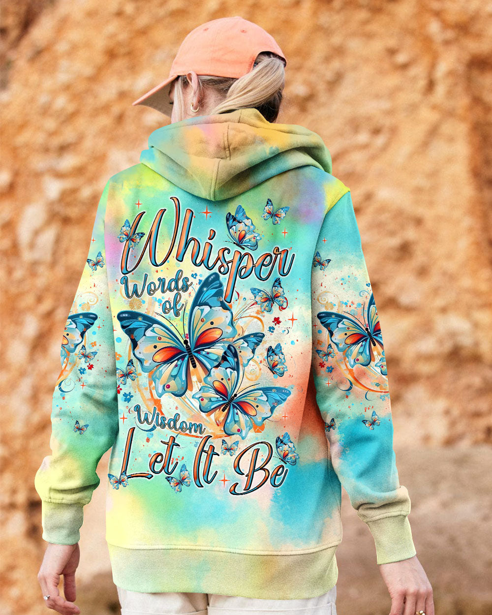 WHISPER WORDS OF WISDOM BUTTERFLY ALL OVER PRINT - TLNT0803253