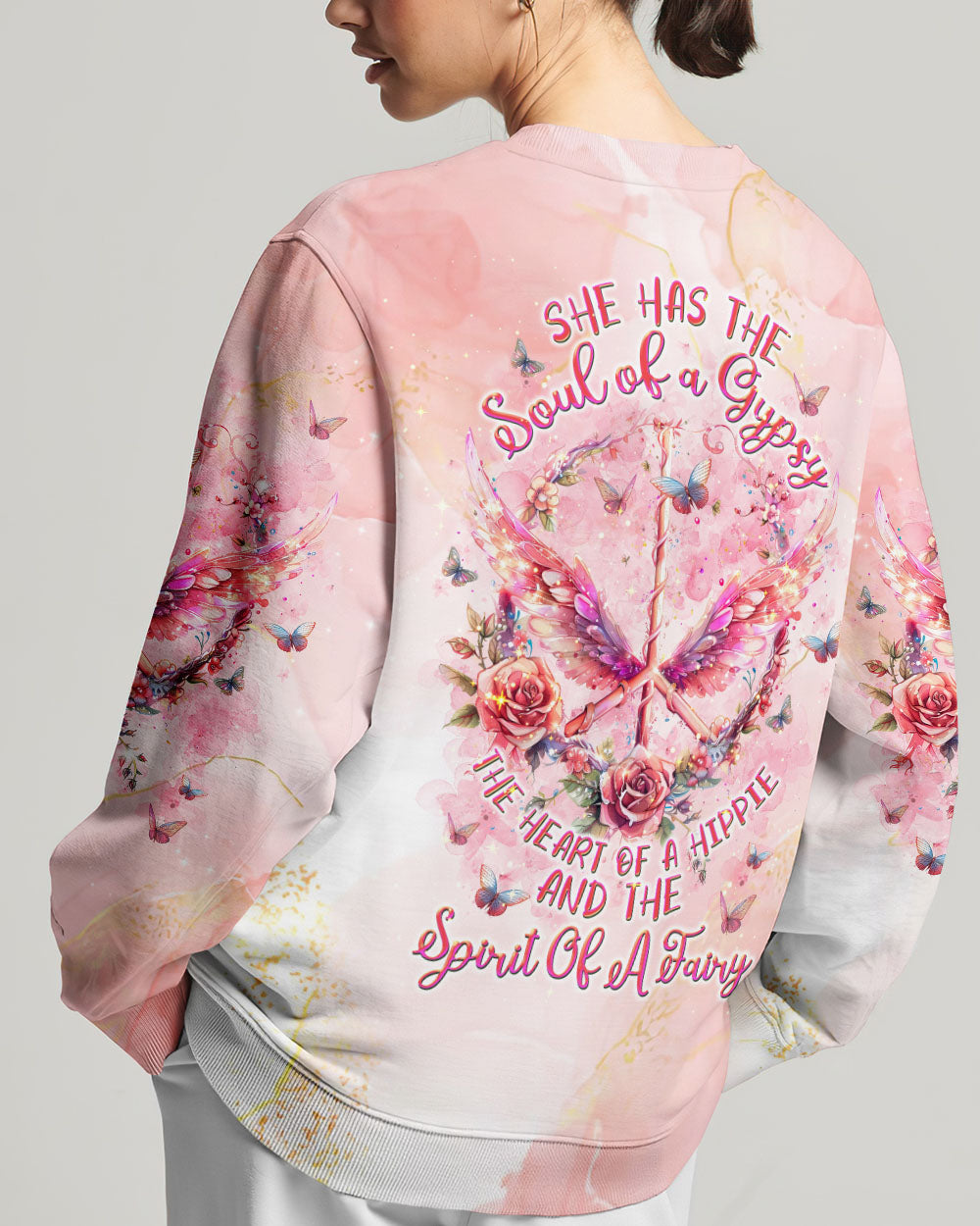 SPIRIT OF A FAIRY PEACE WINGS ALL OVER PRINT - TLNT0804244