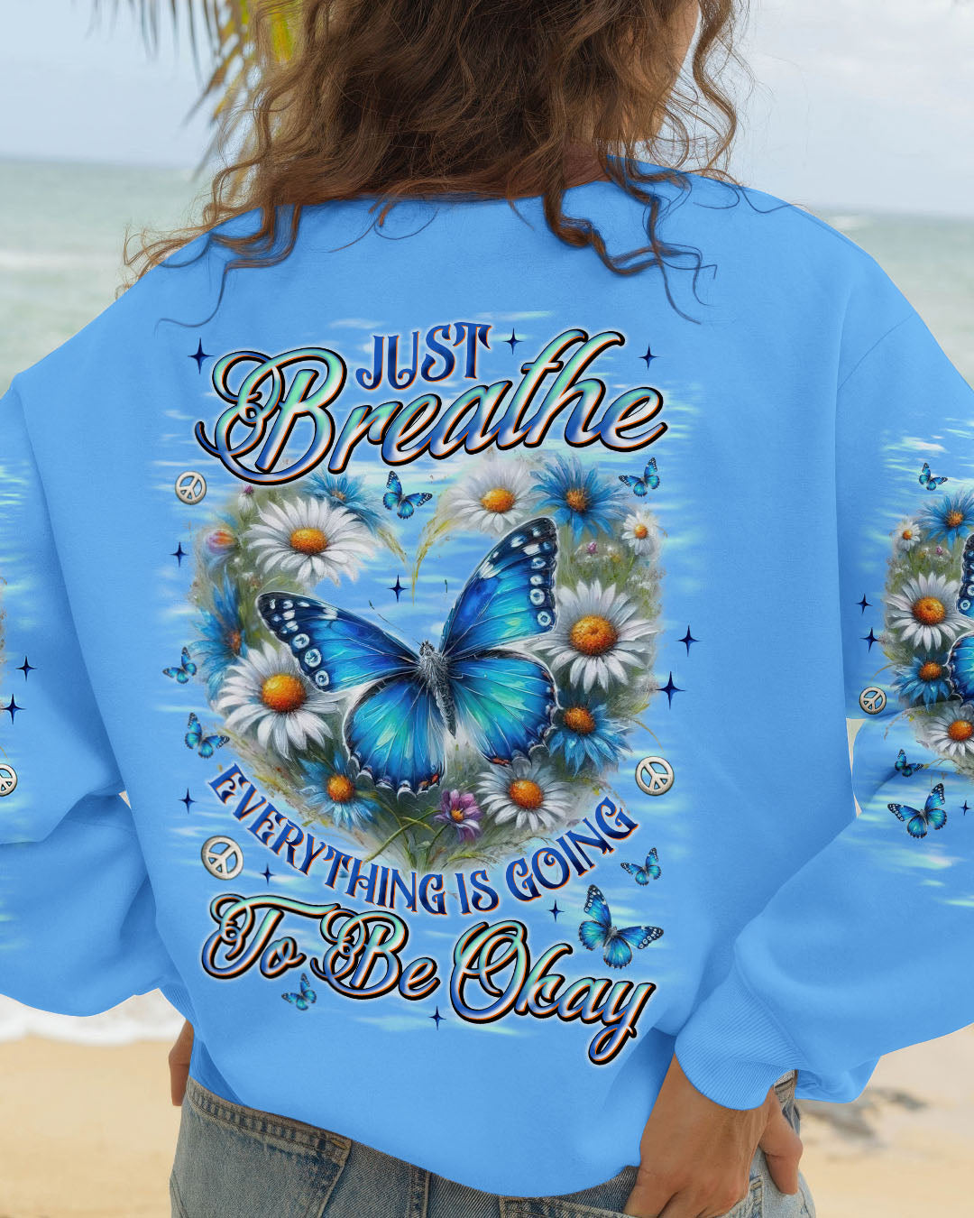 JUST BREATHE BUTTERFLY ALL OVER PRINT - TLNT0809253
