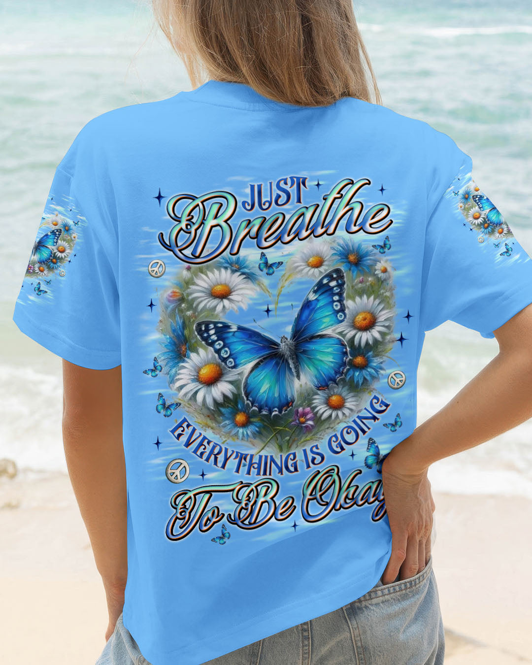 JUST BREATHE BUTTERFLY ALL OVER PRINT - TLNT0809253
