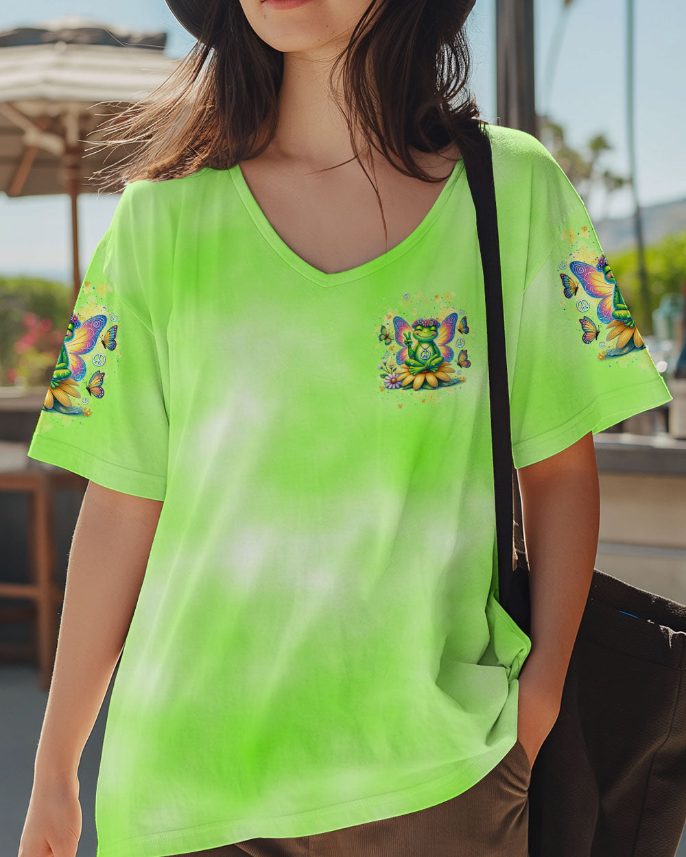 JUST BREATHE FROG ALL OVER PRINT  - TLNT0901253