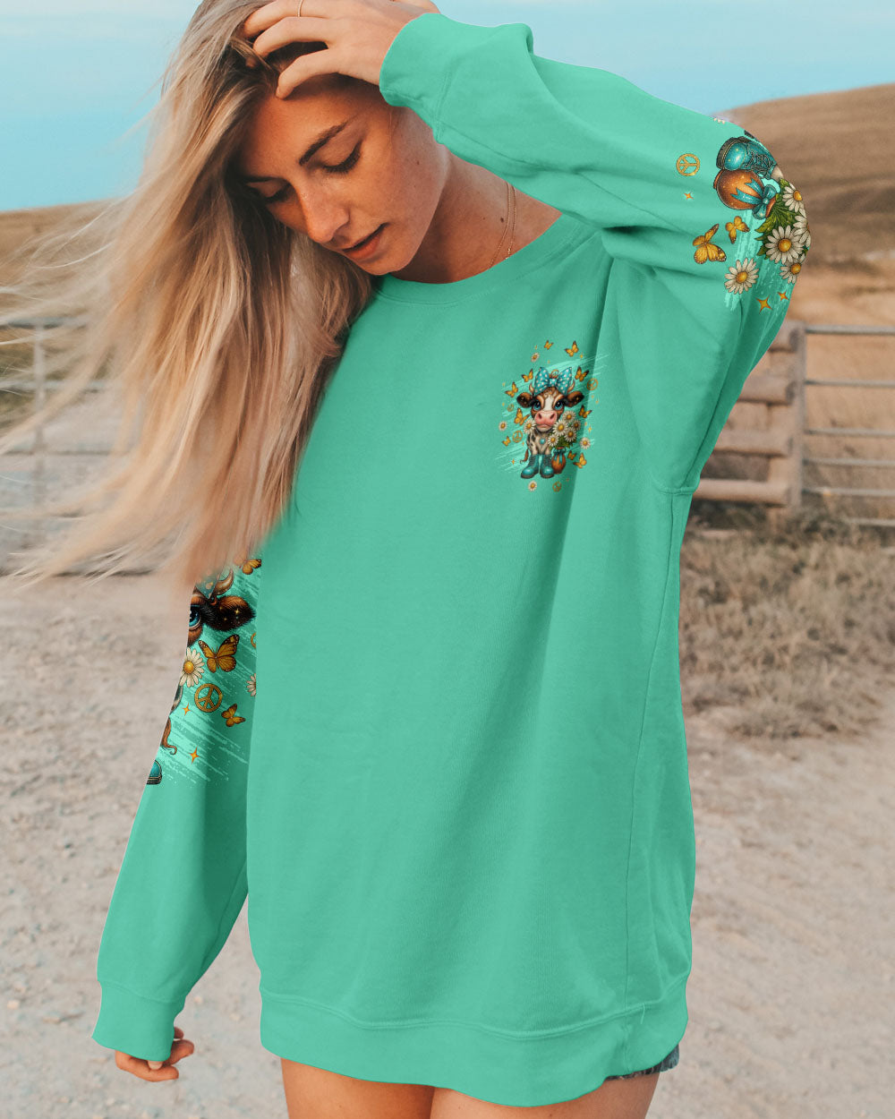 I'M NOT A HOT MESS COW ALL OVER PRINT  - TLNT1007253