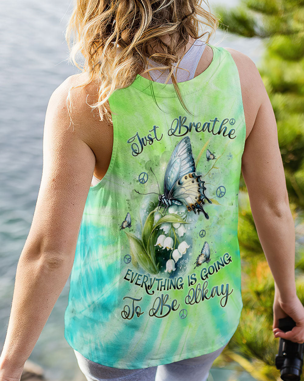 JUST BREATHE BUTTERFLY ALL OVER PRINT - TLNT1012243