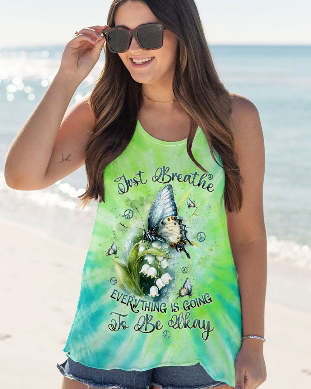 JUST BREATHE BUTTERFLY ALL OVER PRINT - TLNT1012243