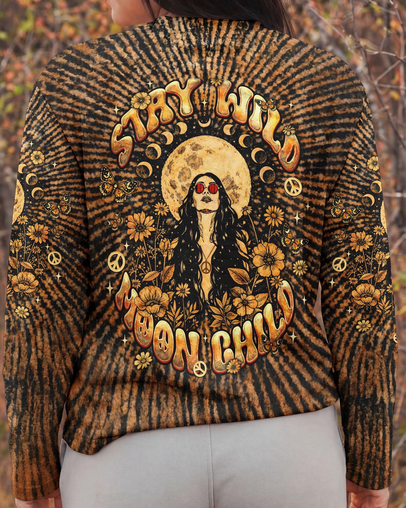 STAY WILD MOON CHILD HIPPIE GIRL SWIRL ALL OVER PRINT - TLNT1102261