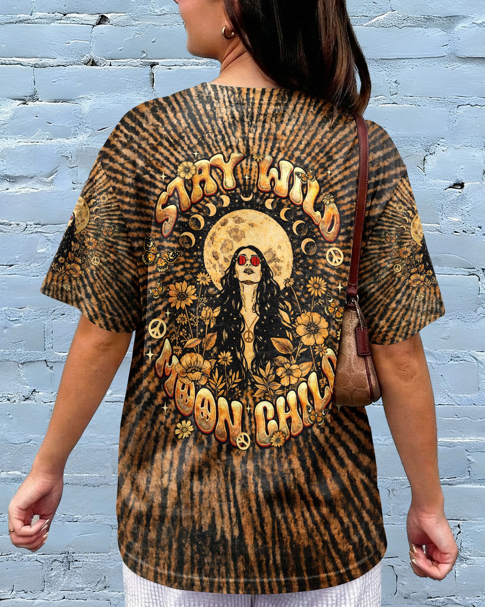 STAY WILD MOON CHILD HIPPIE GIRL SWIRL ALL OVER PRINT - TLNT1102261