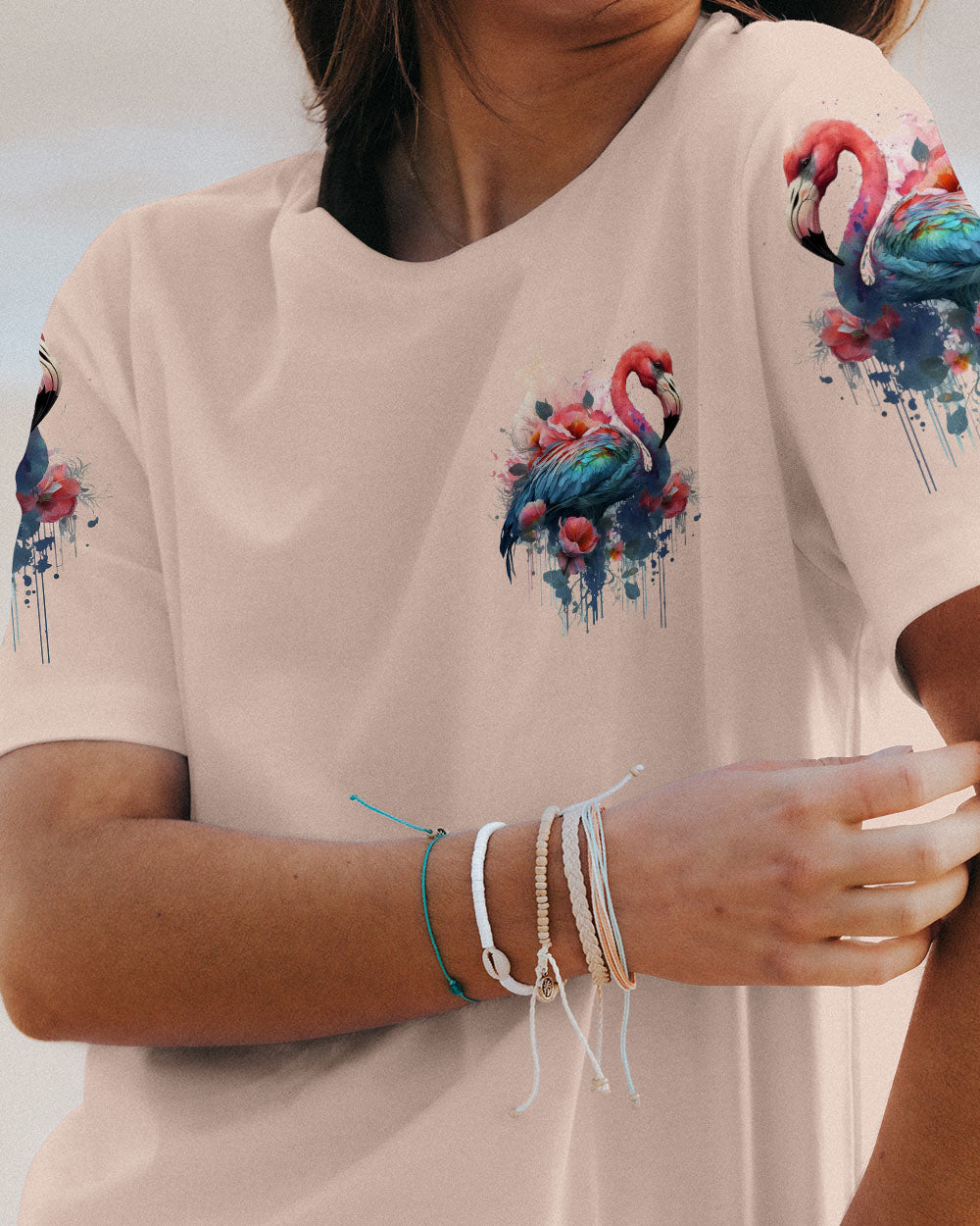 BORN TO STAND OUT FLAMINGO ALL OVER PRINT - TLNT1206232