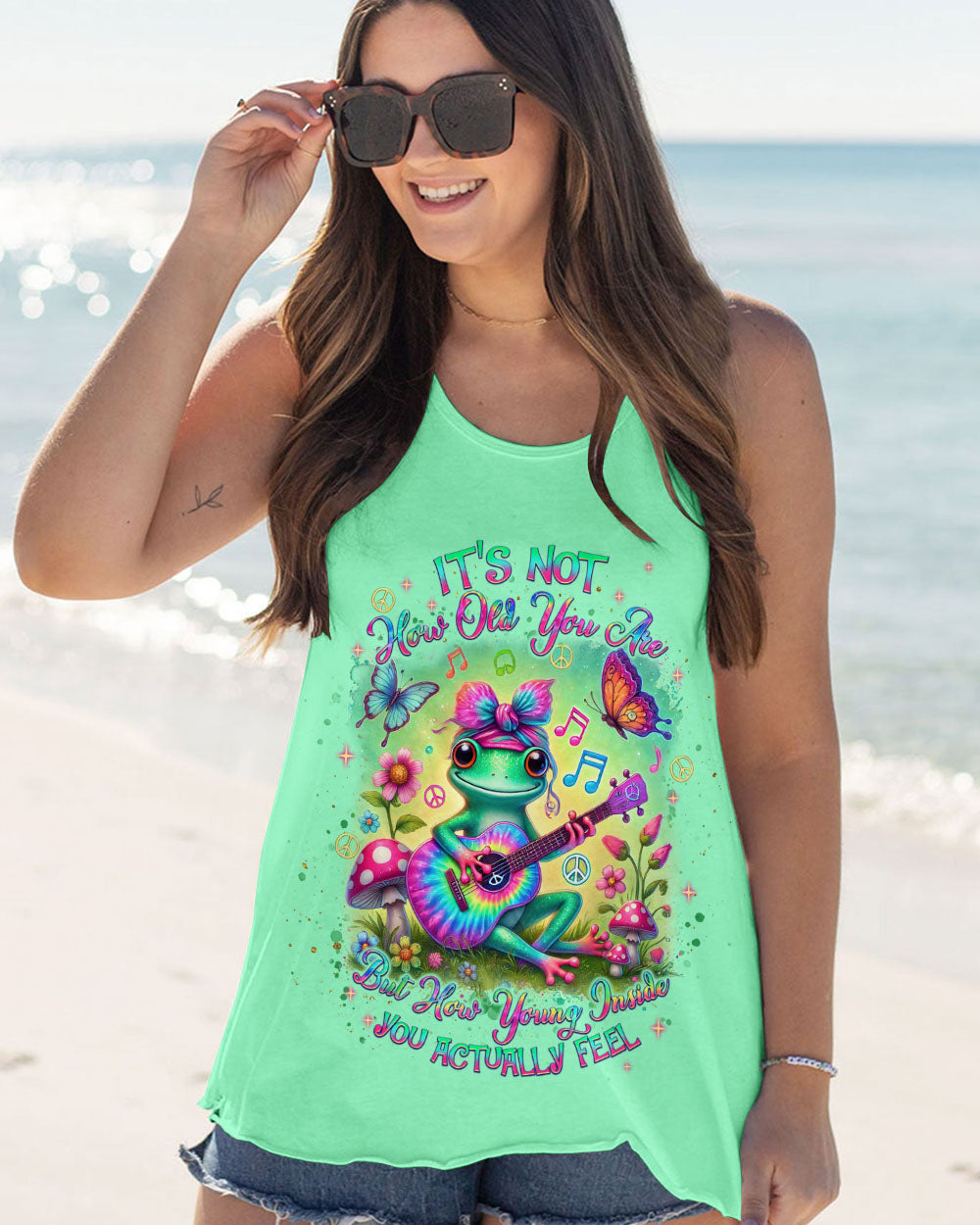 IT'S NOT HOW OLD YOU ARE FROG ALL OVER PRINT - TLNT1207244