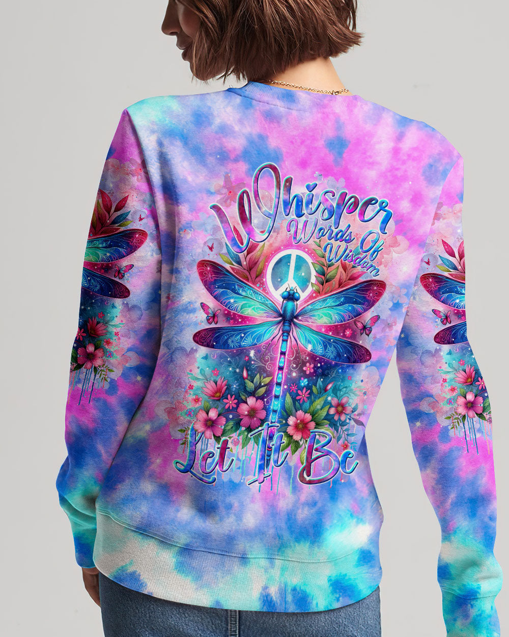 WHISPER WORDS OF WISDOM DRAGONFLY ALL OVER PRINT - TLNT1212233