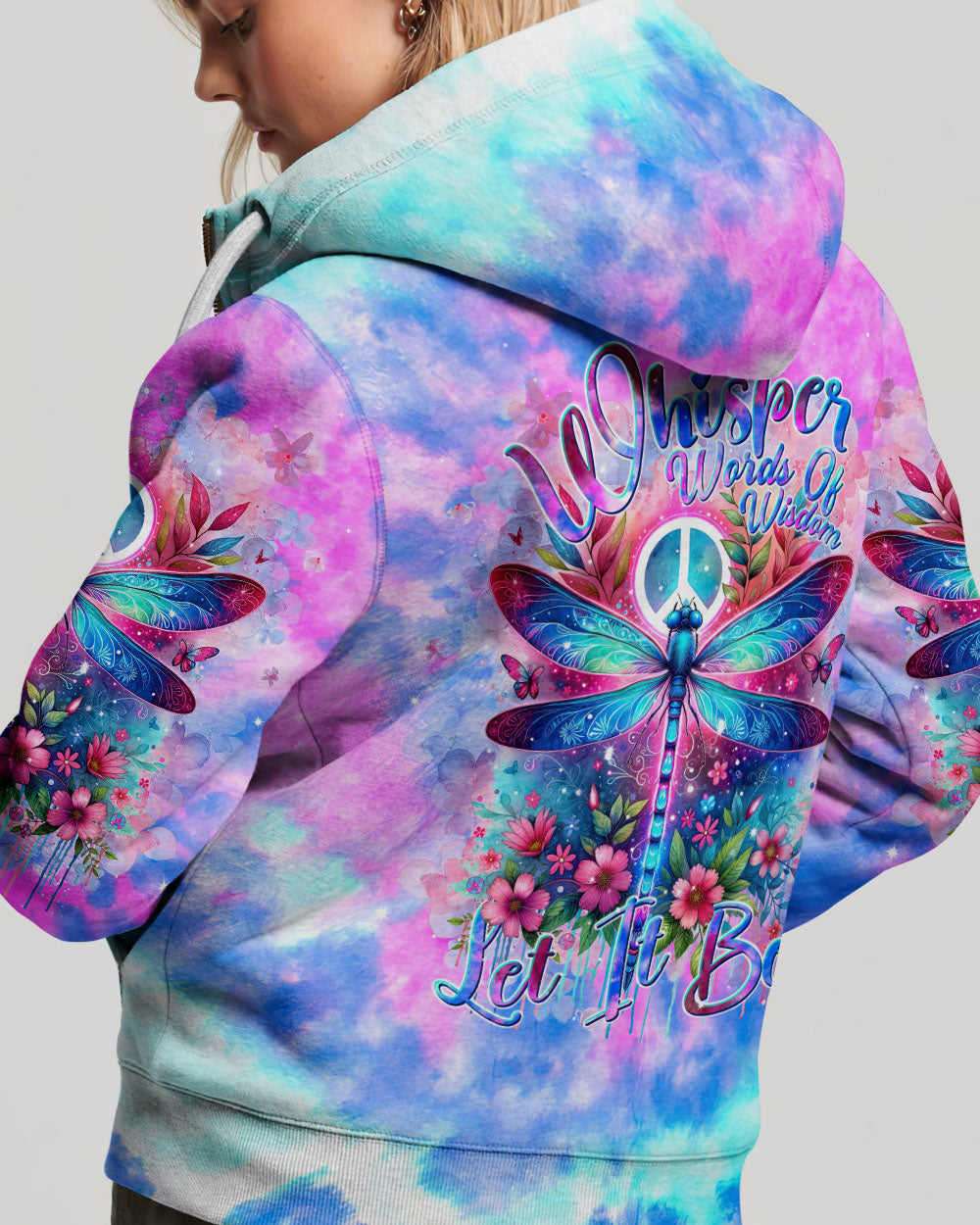 WHISPER WORDS OF WISDOM DRAGONFLY ALL OVER PRINT - TLNT1212233