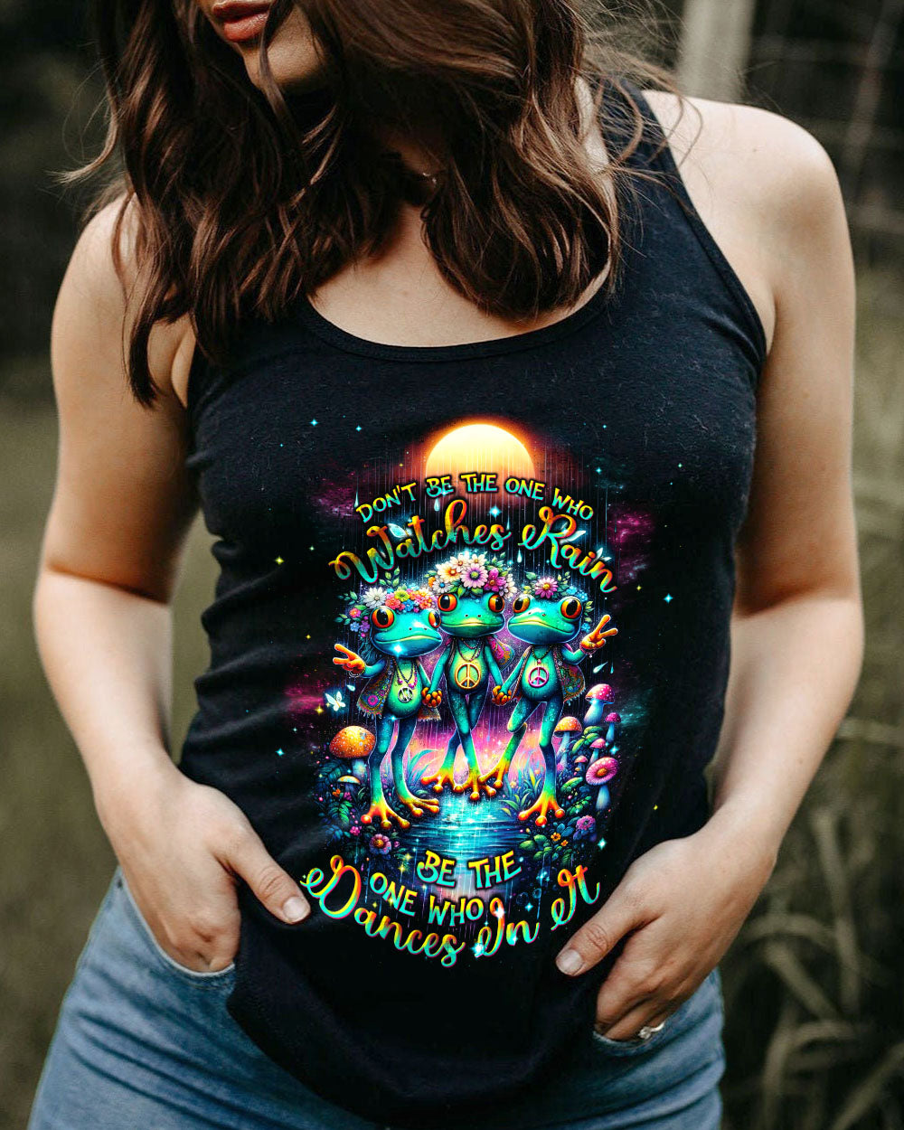 DON'T BE THE ONE WHO WATCHES RAIN FROG ALL OVER PRINT - TLNT1503242