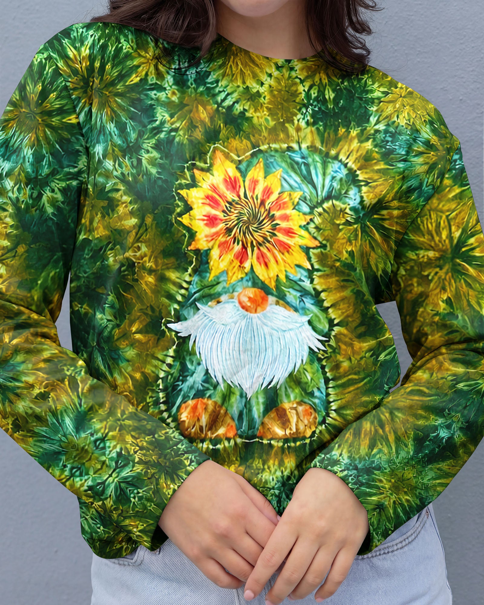 SUNFLOWER GNOME BURST ALL OVER PRINT - TLNT1505264