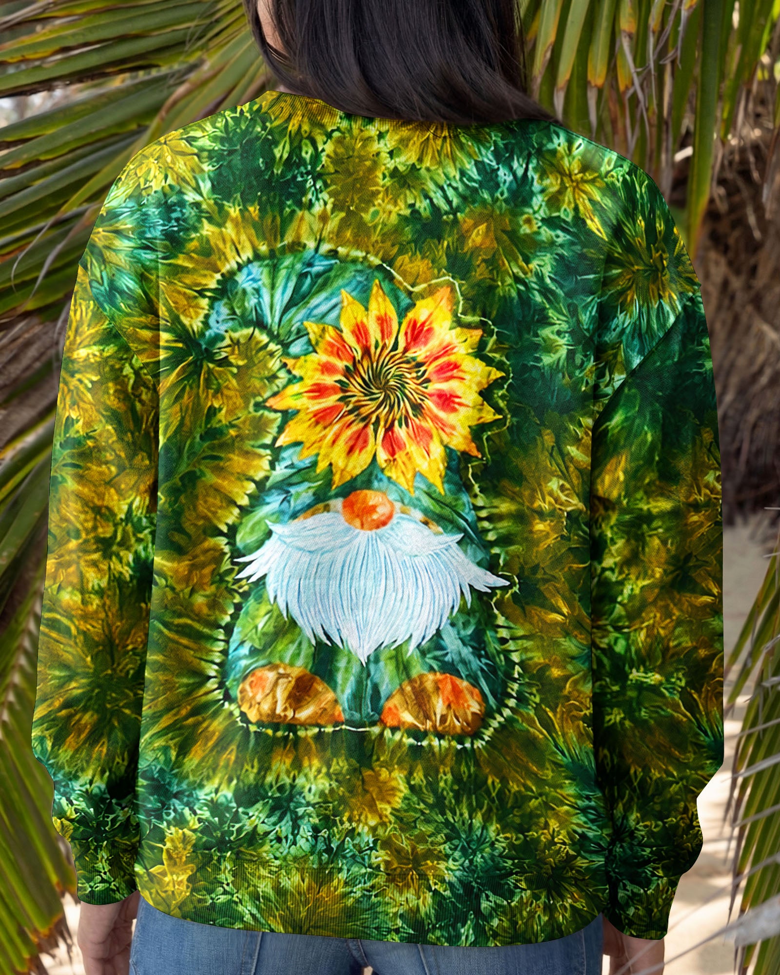 SUNFLOWER GNOME BURST ALL OVER PRINT - TLNT1505264