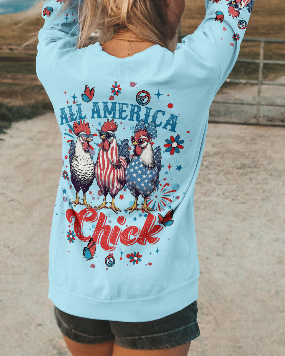 ALL AMERICA CHICK ALL OVER PRINT - TLNT1605253