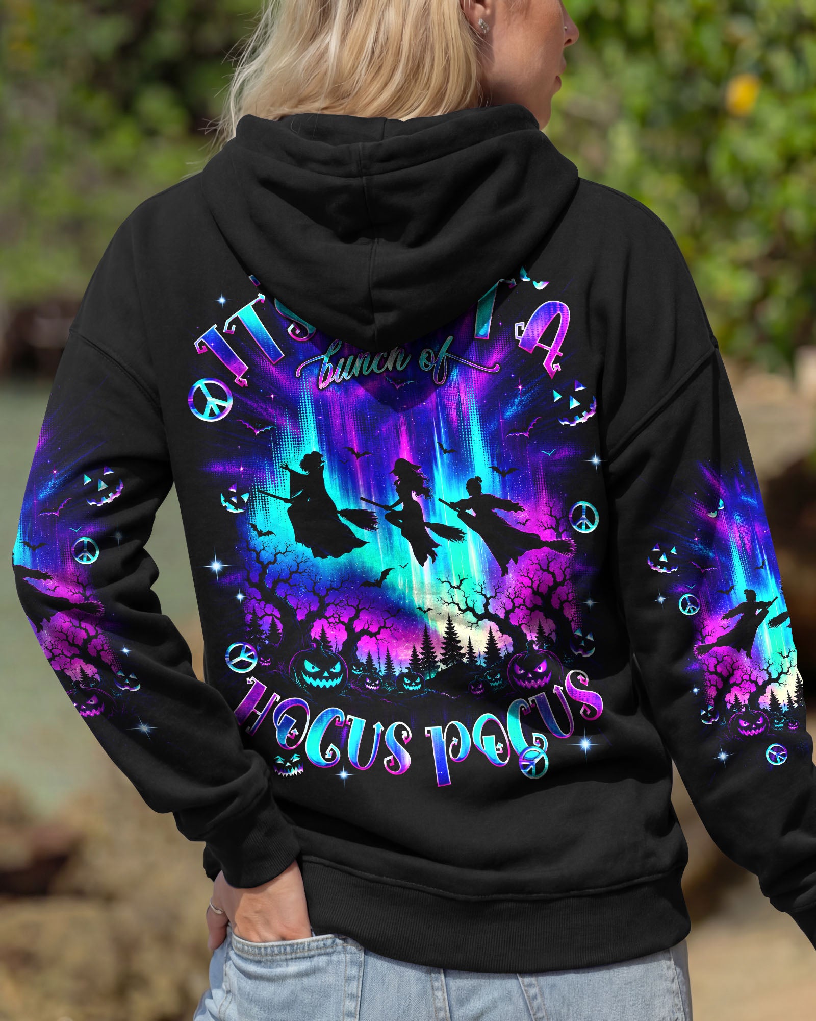 BUNCH OF HOCUS POCUS WITCH HALLOWEEN ALL OVER PRINT  - TLNT1607262