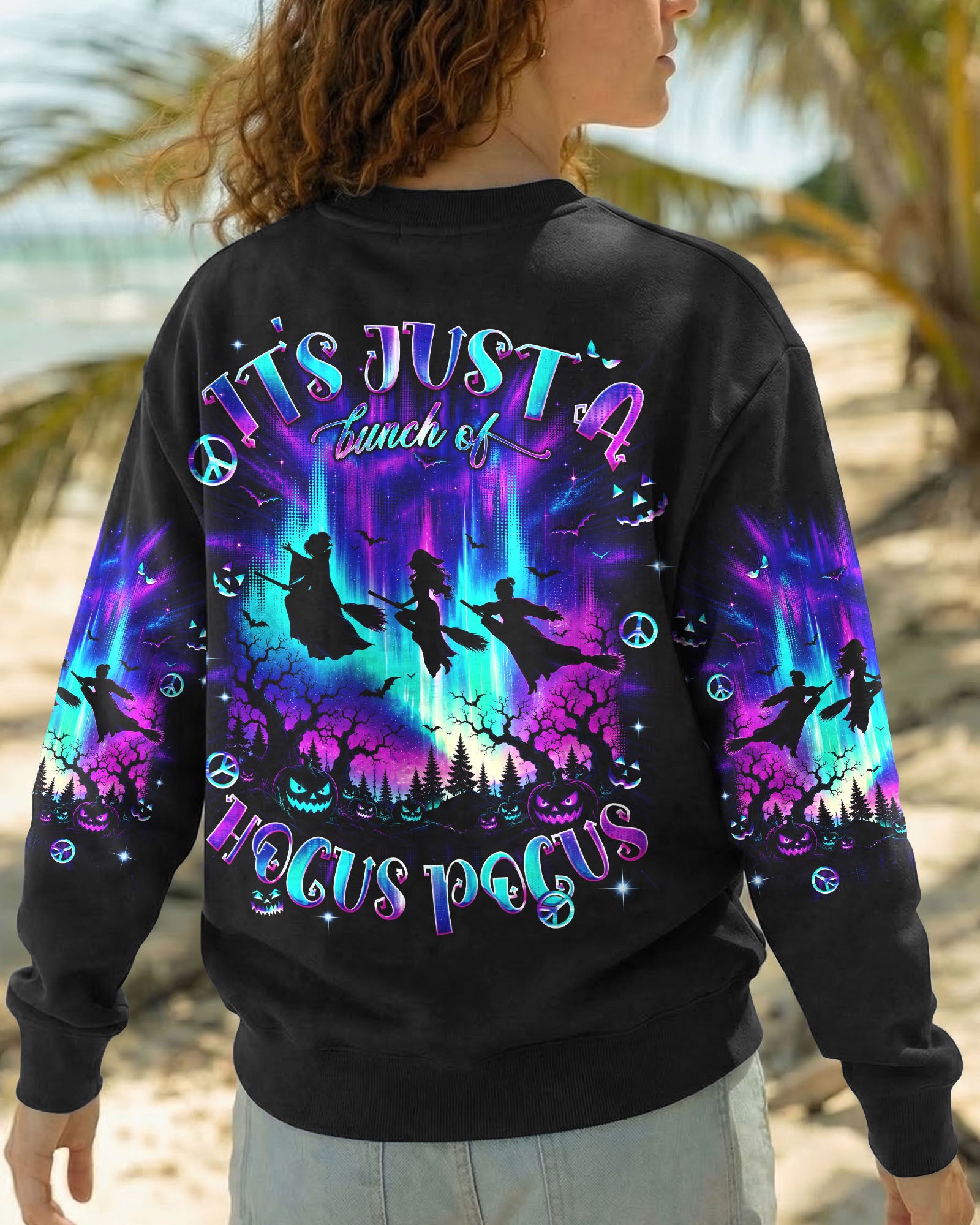 BUNCH OF HOCUS POCUS WITCH HALLOWEEN ALL OVER PRINT  - TLNT1607262