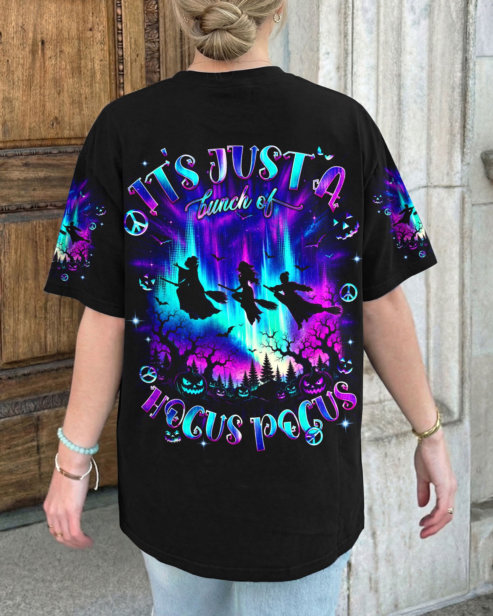 BUNCH OF HOCUS POCUS WITCH HALLOWEEN ALL OVER PRINT  - TLNT1607262