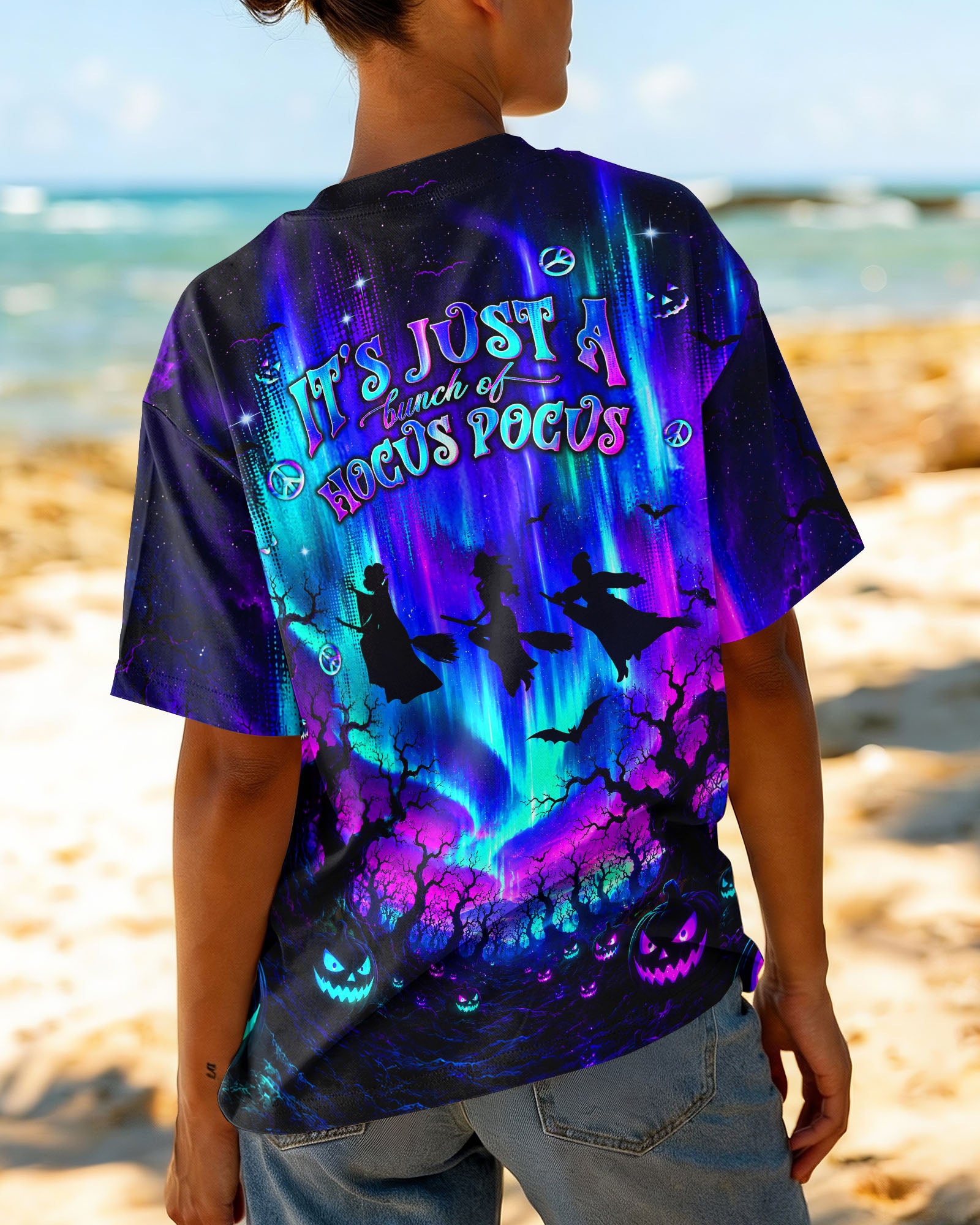 BUNCH OF HOCUS POCUS WITCH HALLOWEEN ALL OVER PRINT  - TLNT1607263