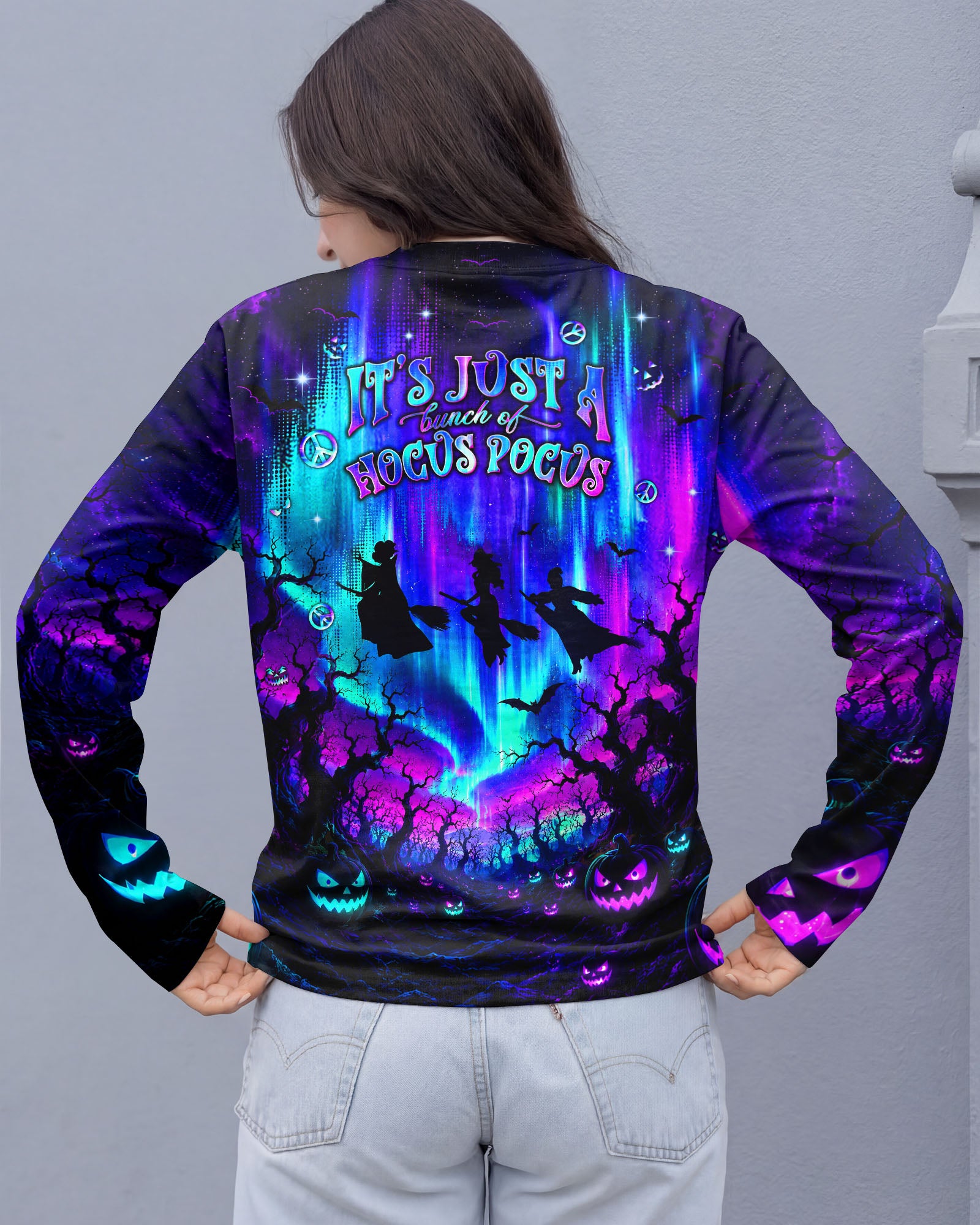 BUNCH OF HOCUS POCUS WITCH HALLOWEEN ALL OVER PRINT  - TLNT1607263