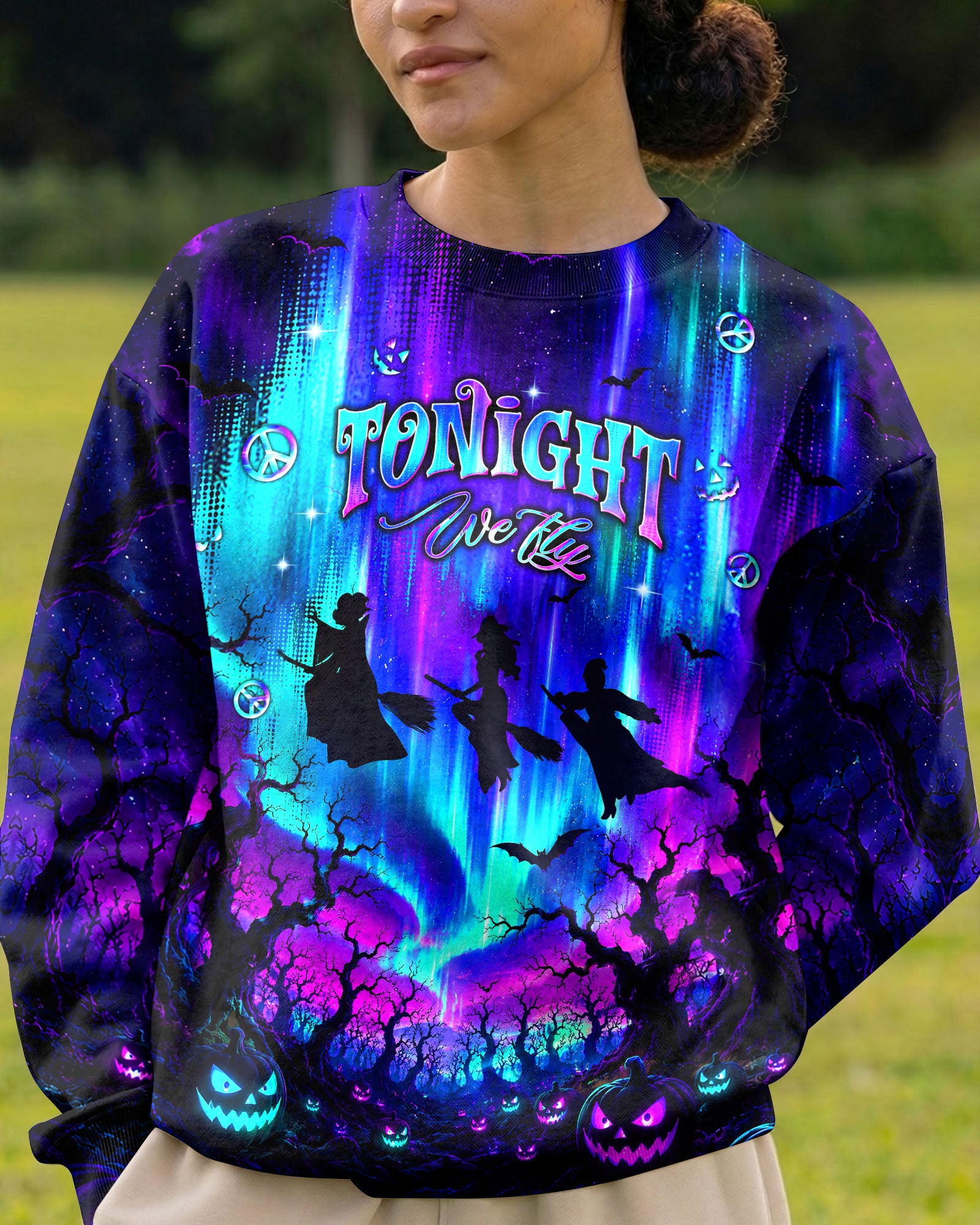 BUNCH OF HOCUS POCUS WITCH HALLOWEEN ALL OVER PRINT  - TLNT1607263