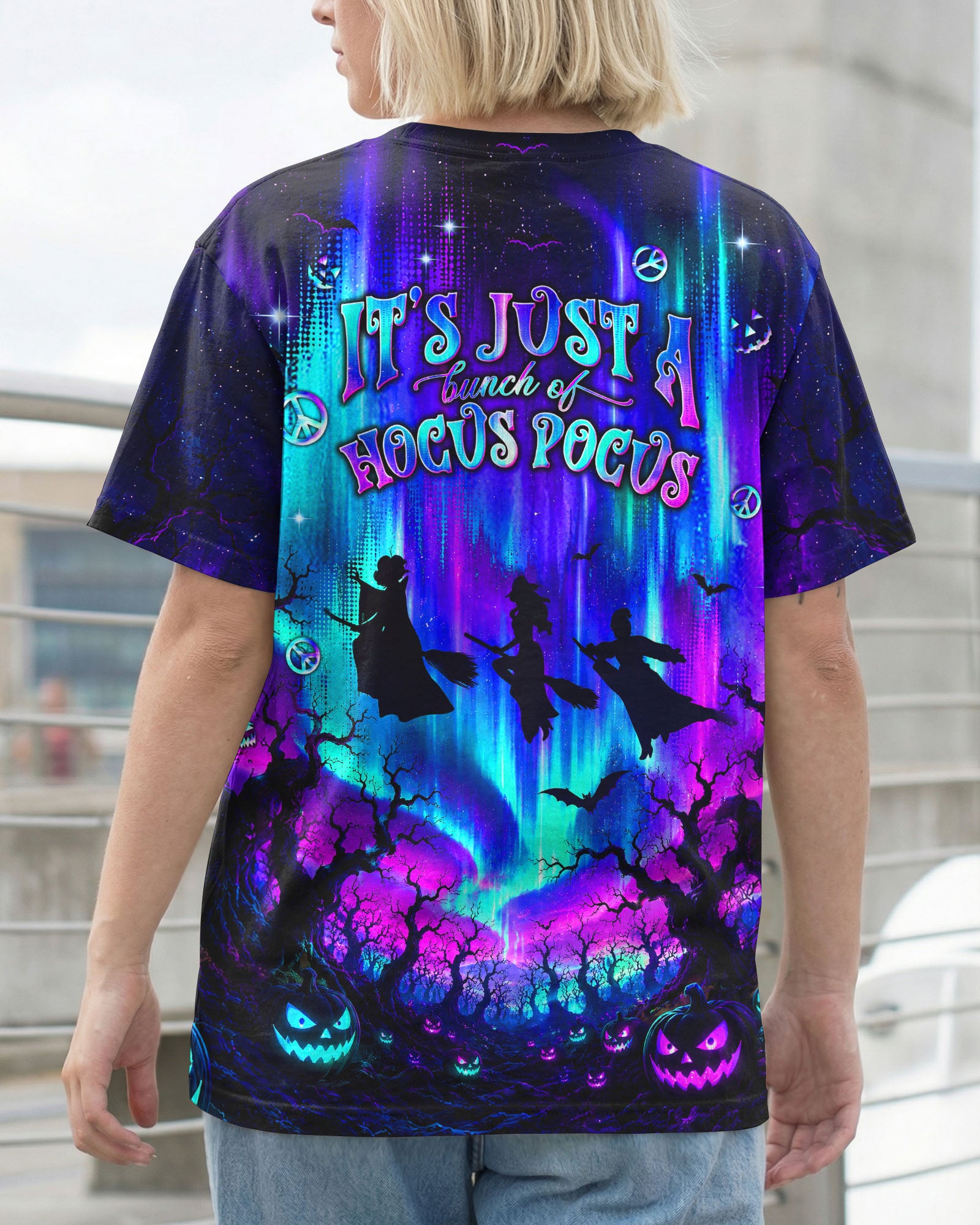 BUNCH OF HOCUS POCUS WITCH HALLOWEEN ALL OVER PRINT  - TLNT1607263