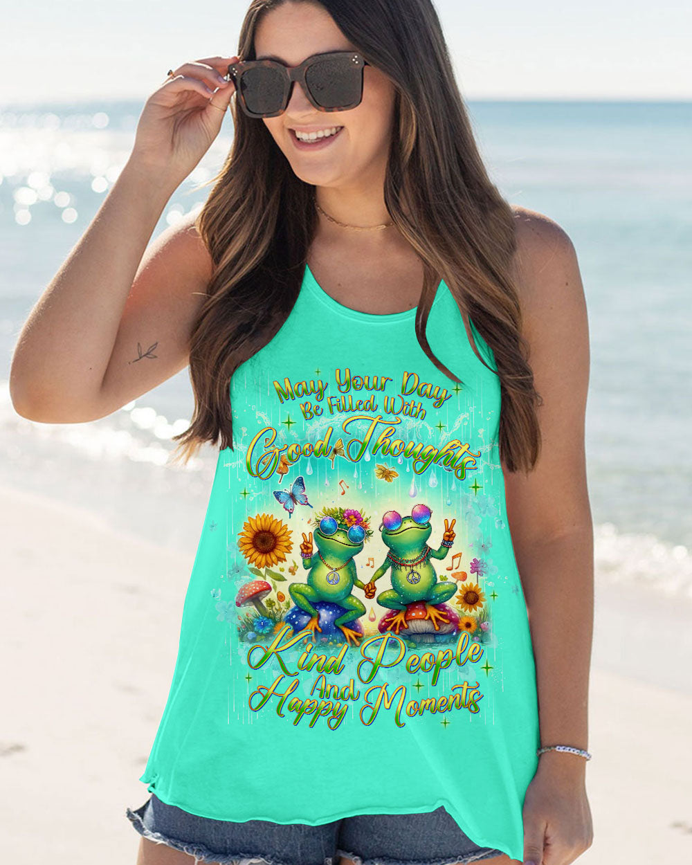 MAY YOUR DAY BE FILLED FROG ALL OVER PRINT - TLNT1706245