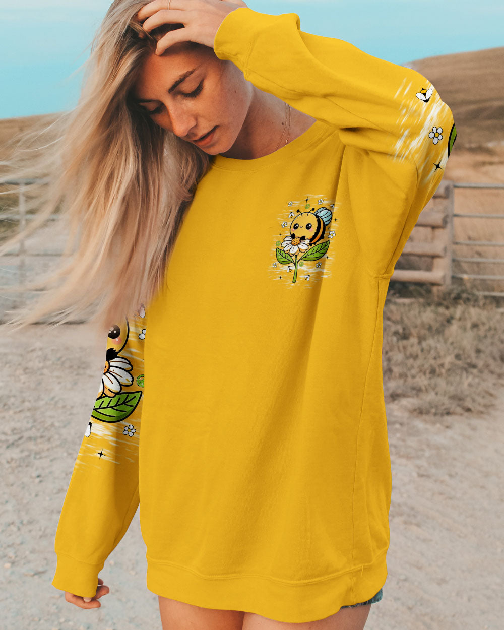JUST BREATHE BEE ALL OVER PRINT - TLNT1809252