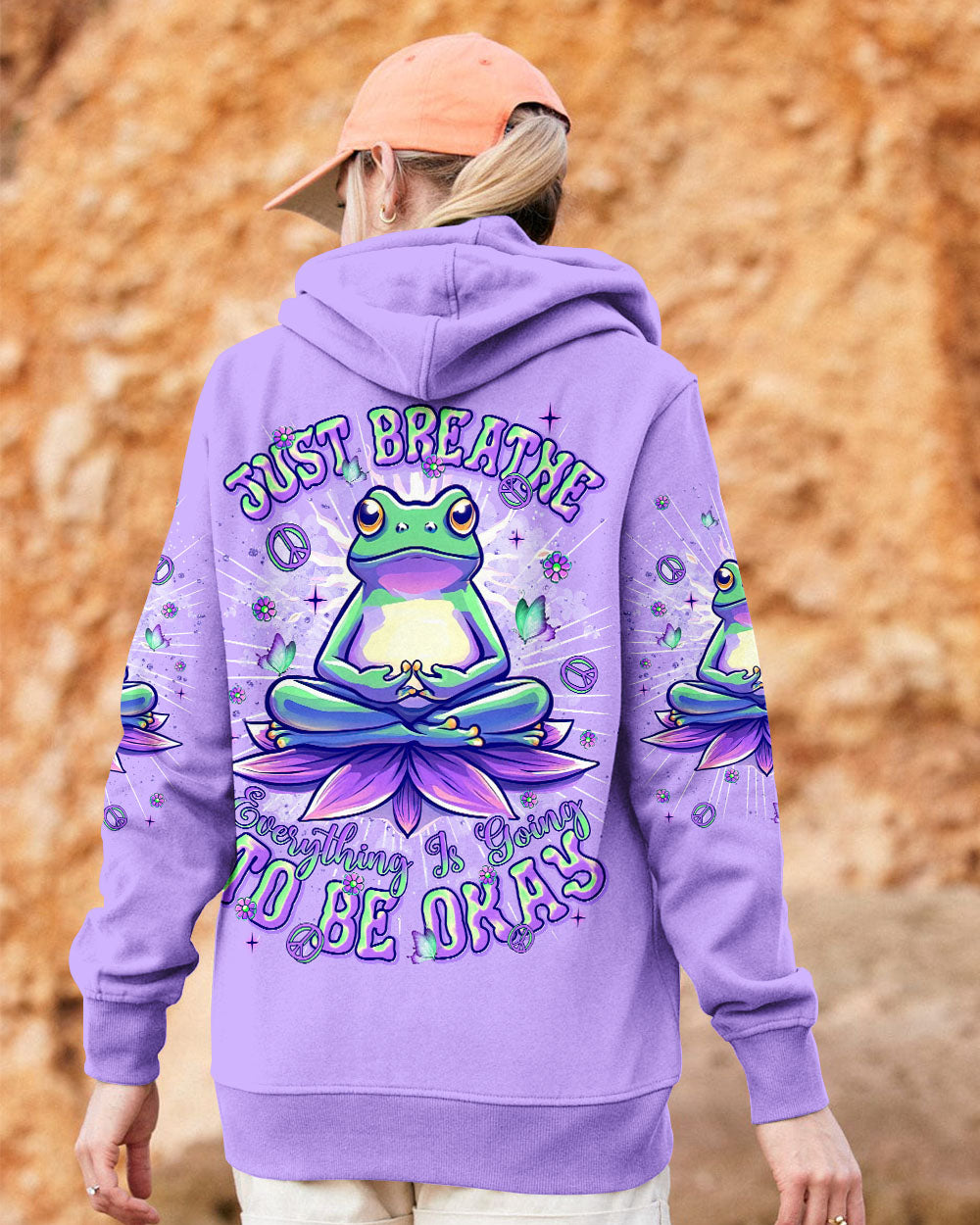 JUST BREATHE FROG ALL OVER PRINT  - TLNT1902255