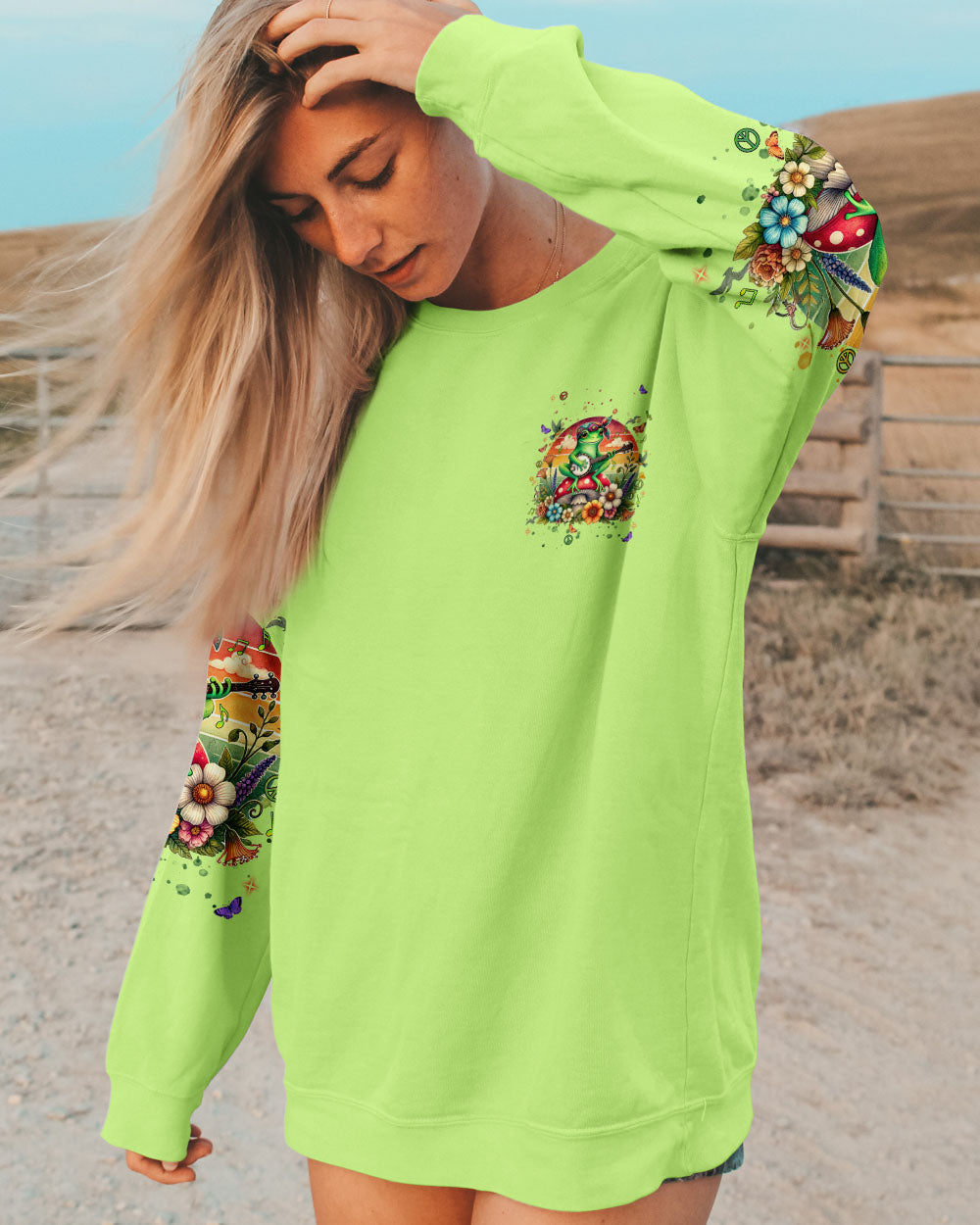ASSUMING I'M JUST AN OLD LADY FROG ALL OVER PRINT - TLNT1903254