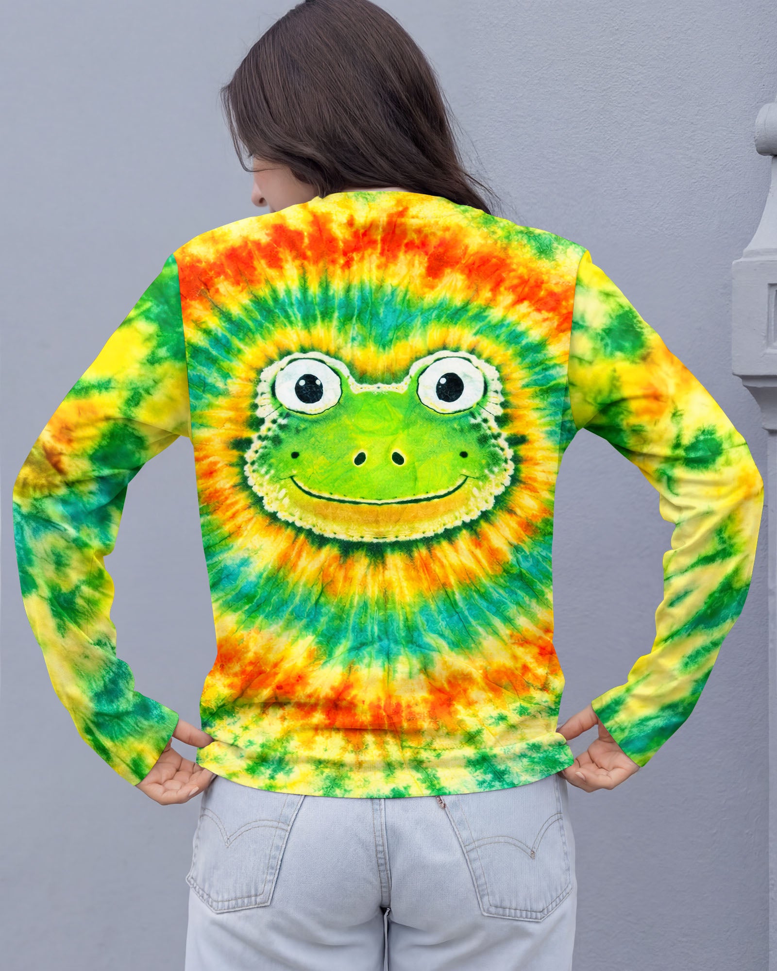 HIPPIE FROG SWIRL  ALL OVER PRINT - TLNT1903262