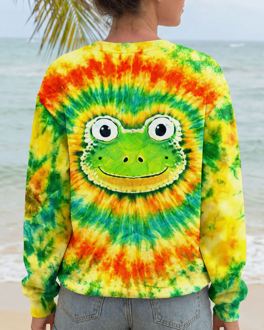 HIPPIE FROG SWIRL  ALL OVER PRINT - TLNT1903262