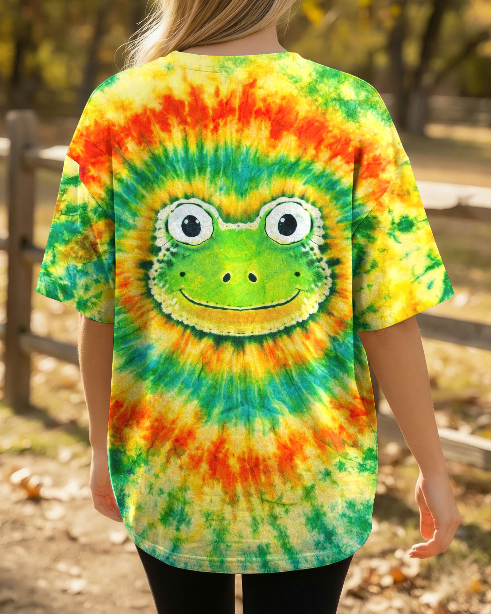 HIPPIE FROG SWIRL  ALL OVER PRINT - TLNT1903262