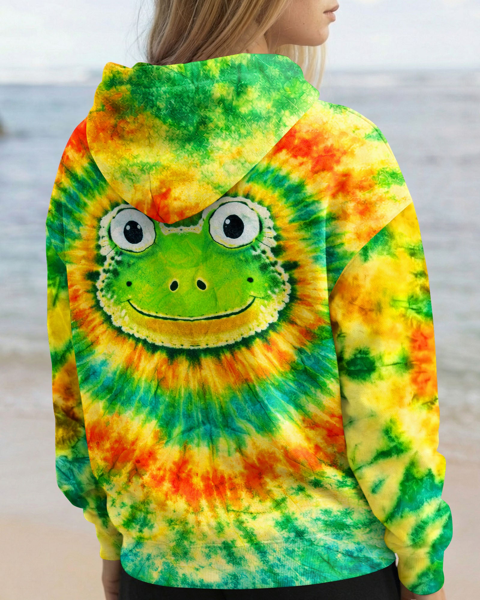 HIPPIE FROG SWIRL  ALL OVER PRINT - TLNT1903262