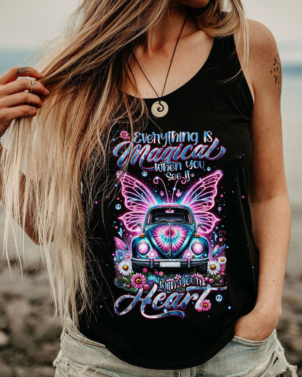 EVERYTHING IS MAGICAL WHEN YOU SEE IT CAR WINGS ALL OVER PRINT - TLNT1912233